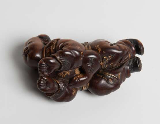 Holz-Netsuke von Meikeisai Hojitsu - photo 7