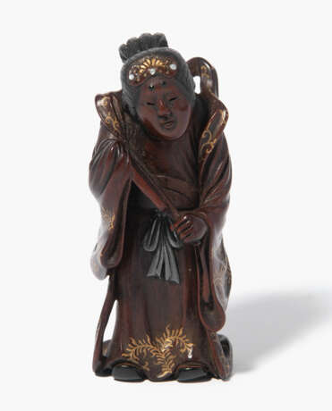 Holz-Netsuke von Kyokusei - photo 1