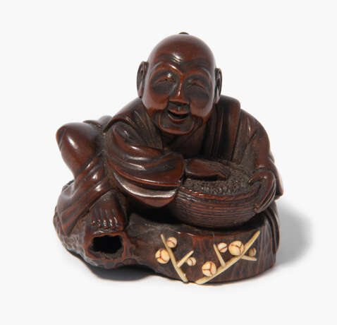 Holz-Netsuke von Gyokkei - photo 1