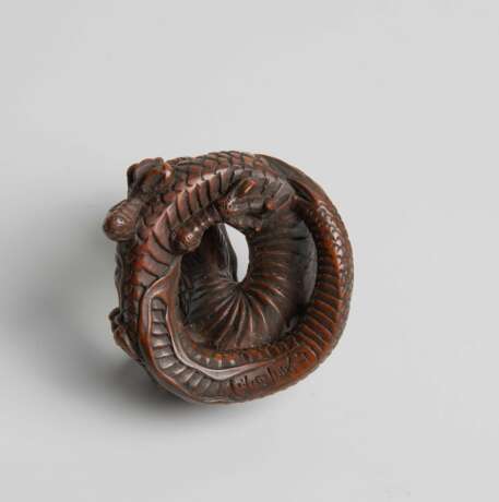 Holz-Netsuke von Shinzan Masanao (1904–1982) - photo 1