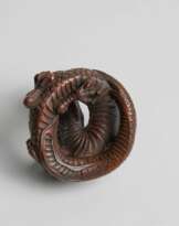 Holz-Netsuke von Shinzan Masanao (1904–1982)