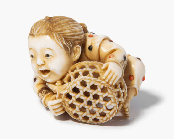 Netsuke von Yasuaki (Homei) - photo 1