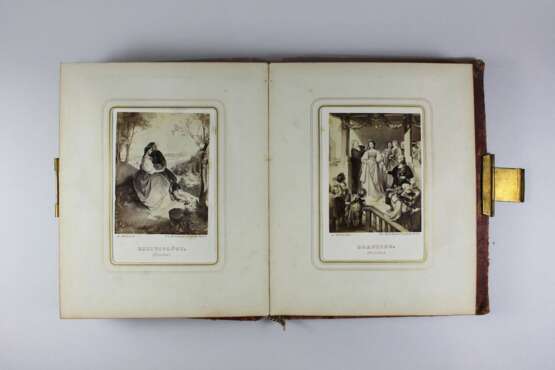 Album zur Schiller-Gallelie von Wilhelm von Kaulbach mit 21 Kartons - Foto 3