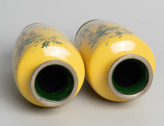 1 Paar Email cloisonné-Vasen - Foto 6