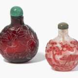 Lot: 2 Snuff Bottles - Foto 1