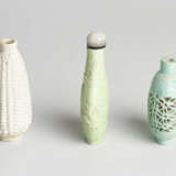 Lot: 4 Keramik Snuff Bottles - Foto 6