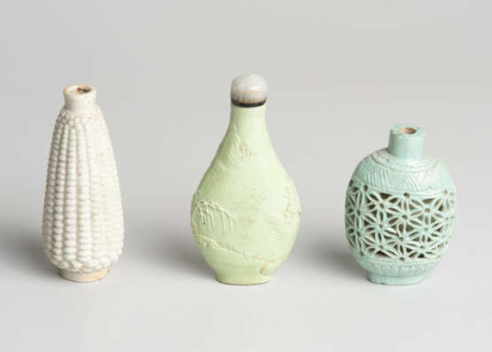 Lot: 4 Keramik Snuff Bottles - photo 7