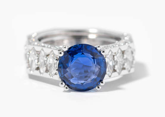 Binder Saphir-Diamant-Ring - Foto 1