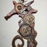 Seahorse Pedalless Andrey Mantula Metal Assemblage Steampunk animal figure Serbia modern 2023 - photo 1