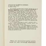 Pirsig, Robert | Zen and the Art of Motorcycle Maintenance, first edition with galley proofs - photo 4