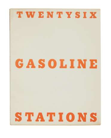 Ruscha, Ed | Twentysix Gasoline Stations, with a lengthy inscription to Joe Goode - Foto 1