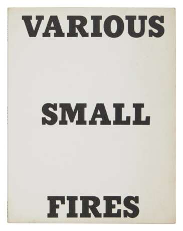 Ruscha, Ed | Various Small Fires and Milk, inscribed to Joe Goode with an original drawing - Foto 4