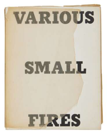 Ruscha, Ed | Various Small Fires and Milk, inscribed to Joe Goode with an original drawing - Foto 5