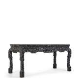 TR&#200;S GRANDE TABLE EN HONGMU SCULPT&#201; - Foto 2