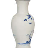 GRAND VASE BALUSTRE EN PORCELAINE BLEU BLANC - фото 2