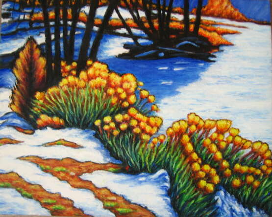 Весна будет Масло на холсте на картоне Peinture à l'huile Réalisme contemporain Peinture de paysage Russie 2023 - photo 1