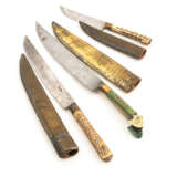 3 afrikanische Messer in Scheide. - photo 2