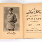 "Kriegslieder des XV. Korps - 1914 - 19 - Foto 1