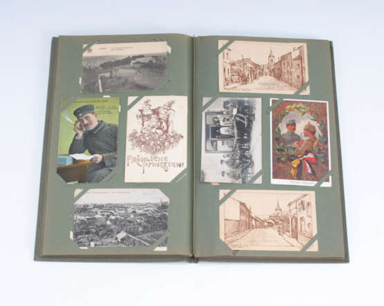 Postkartenalbum mit ca. 200 Karten, I. - photo 1