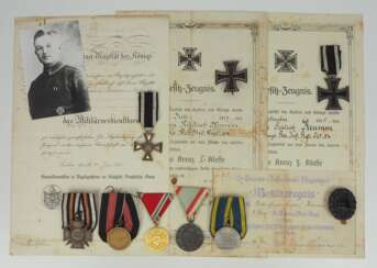 Preussen: Nachlass eines Unteroffiziers im 6. Garde-Infanterie-Regiment mit Militär-Verdienstkreuz.