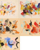 John G. F. von Wicht. Mixed Lot of 5 Works on Paper