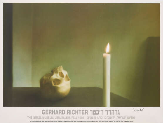 Gerhard Richter. Schädel mit Kerze - фото 1