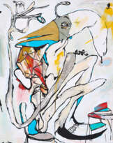 Christian Hoosen. Auf dem Haupte ein Bienenvolk groß wie seine Heimat