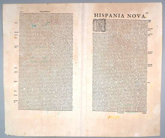 Hispaniae Novae Nova Descriptio, wohl 17. Jh. - Foto 3