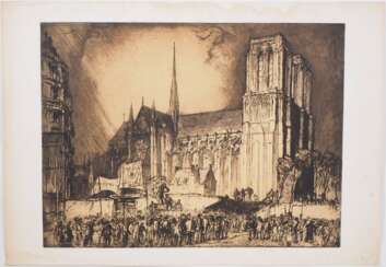 Frank Brangwyn, Notre Dame Paris, um 1920