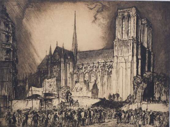 Frank Brangwyn, Notre Dame Paris, um 1920 - photo 2