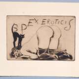 Michel Fingesten (1884-1943), erotisches Exlibris, 1. Hälfte 20. Jh. - Foto 1