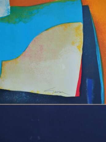Claude Gaveau (*1940, Neuilly-sur-Seine) - Farblithographie Abstrakte Komposition - фото 2