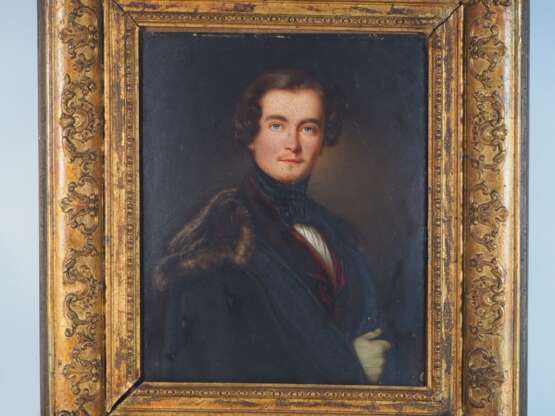 Porträt Mann Halbfigur, England um 1838 - Foto 2