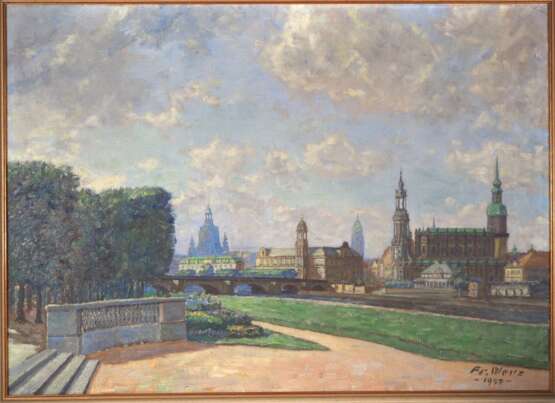 Friedrich Werz (1868-1953), Ansicht von Dresden, 1937 - фото 2
