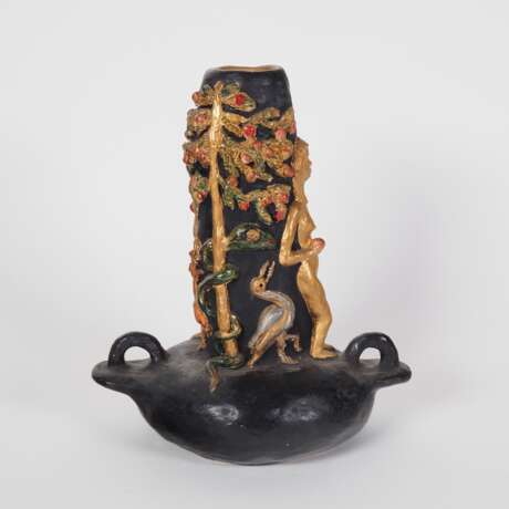 Mayer Tilly (*1924 - 2012, Germering) - Keramik Vase Adam und Eva, 1963 - photo 3