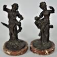 Paar Wiener Bronzefiguren um 1890 - Prix ​​des enchères