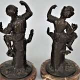 Paar Wiener Bronzefiguren um 1890 - Foto 2
