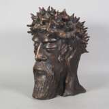 Mayer Tilly (*1924 - 2012, Germering) - Bronze Jesus Büste in Lebensgröße, 1979 - Foto 1