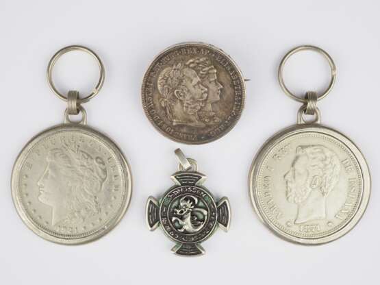 Konvolut Münzen, teils Silber - Foto 1