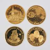 Vier 900er Goldmedaillen, 3x Apollo Mission und 1x Ulmer Münster - photo 1