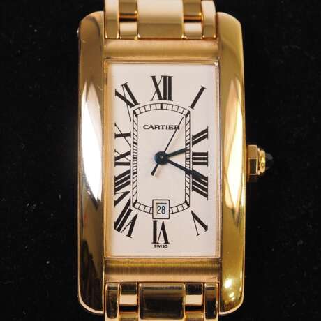 CARTIER Tank Américaine, 18K Gold, Ref.: 1725 - photo 2