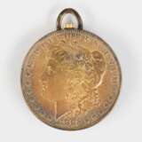 Münz-Frackuhr von AERO - USA Silber Dollar 1885 - фото 2