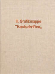 III. Grafikmappe "Handschriften".
