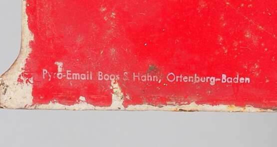 SHELL Propagas Vertrieb Emaille Schild, 1950er - photo 3