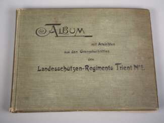 k.k. Landesschützen-Regiment „Trient“ Nr. I - Gebirgstruppen Fotoalbum um 1908
