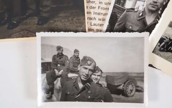 Fotonachlass: SS-Sturmmann beim SS-Panzergrenadier-Regiment 10 "Westland", ca. 100 St. - photo 6