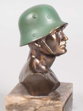 Schützenpreis - Soldaten Tischbüste, Reichswehr, 1932 - Foto 2