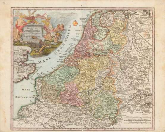 Landkarte Germania Inferior - Abraham G - фото 1