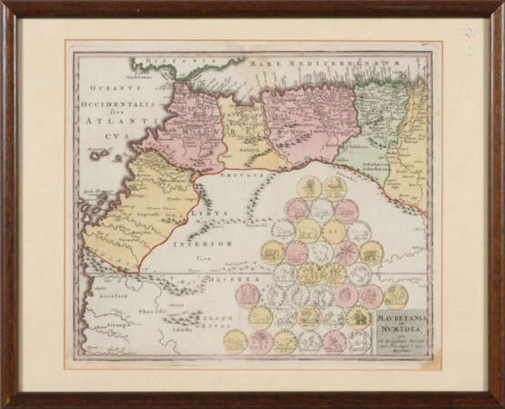 Landkarte Mauretanien und Numidien - Jo - Foto 2
