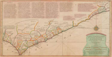 Landkarte von Guinea - Jean-Baptiste Bo